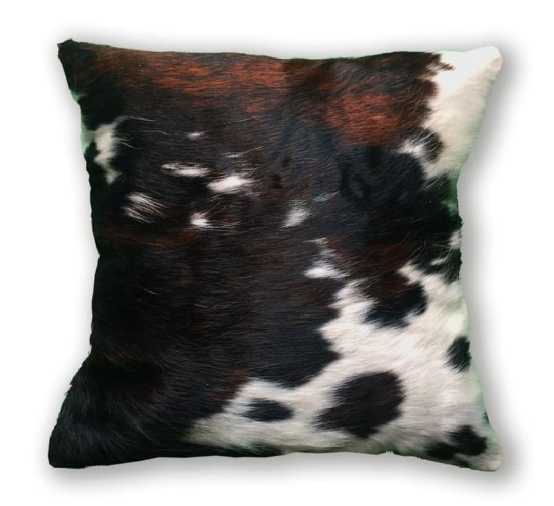 Handcrafted scatter cushions made from Nguni and Zebra hide